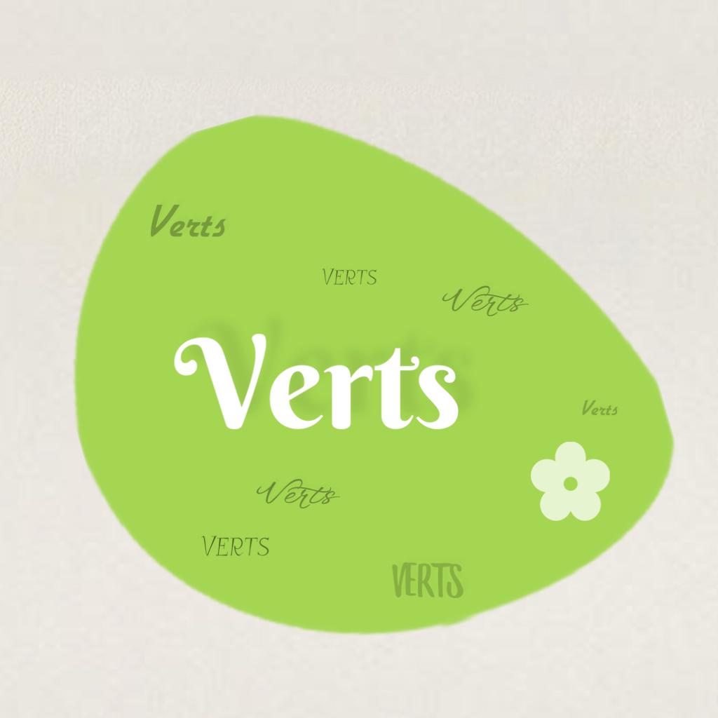 Palette de "VERTS"