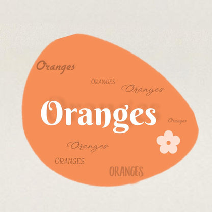 Palette  "D'ORANGES"